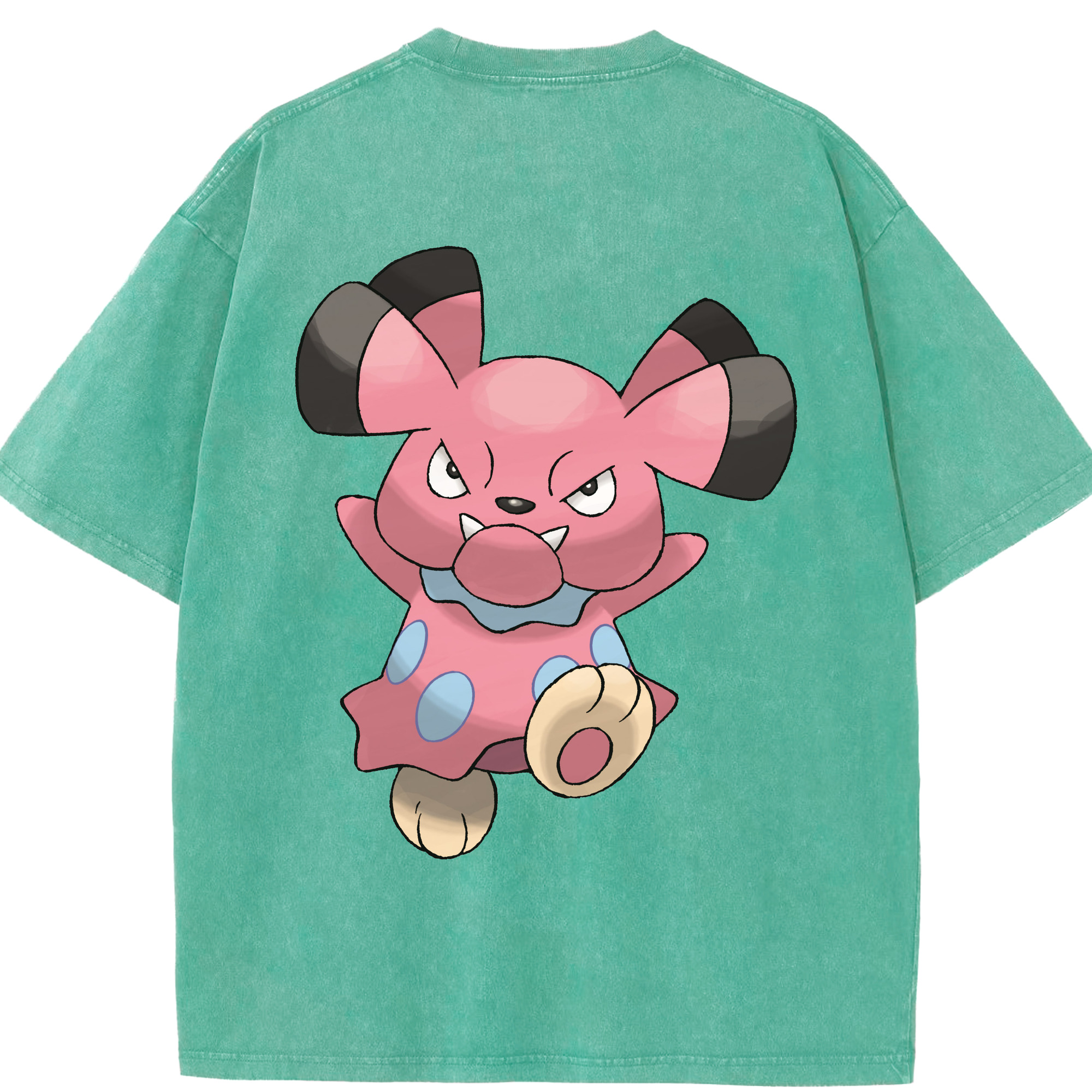 （画像用） ポケットモンスター Pokémon 綿100% ヴィンテージ風 半袖Tシャツ（背面プリント）
